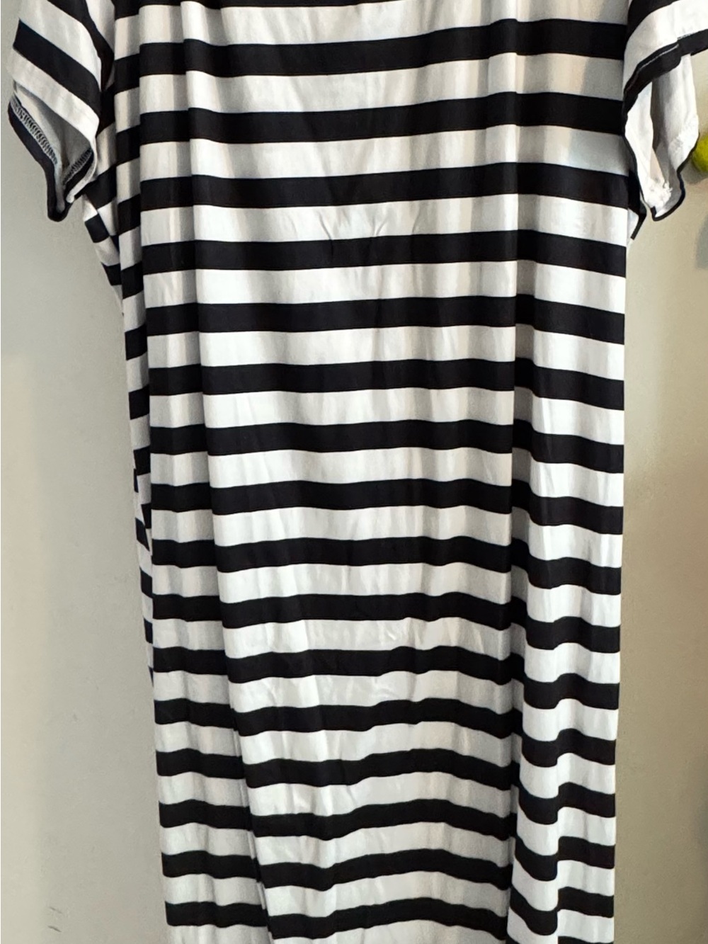 SHEIN dark navy and White Striped Dress